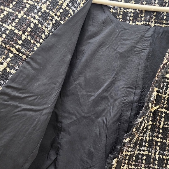 Nanette Lepore Black and Cream Tweed Blazer. Size M. - Picture 10 of 10